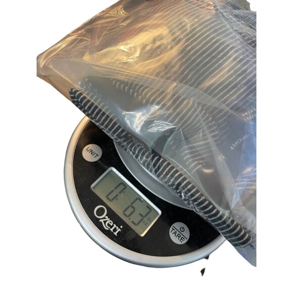 Ralph Lauren Sport Women's Striped Long Sleeve Shirt V-Neck Size Medium Navy - Picture 10 of 10